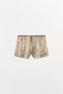 SHORTS BOMBACHO ENCAJE / Crudo - Zara фото 12