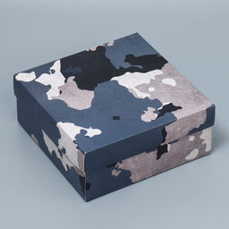 Коробка складная Хаки, 17 х 17 х 7 см