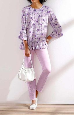 Блузка, сиреневая