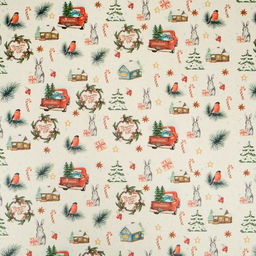 Цена за 2 шт. Бумага упаковочная новогодняя, крафт «Волшебного Нового года!», 70×100 см,1 лист