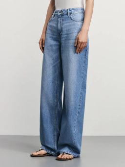 Джинсы wide loose со средней посадкой / Zarina  фото 3