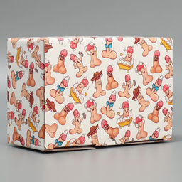 Коробка подарочная сборная, упаковка, «Веселые джентельмены», 22×15×10 см