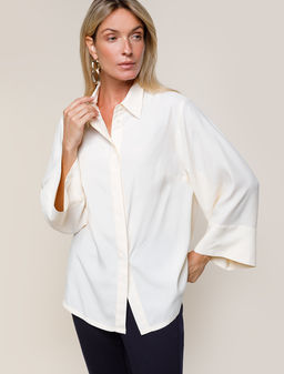 Блузка из лиоцелла с вискозой - Vilatte фото 4