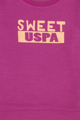 Фиолетовый свитшот для девочки - U.s. polo assn фото 6