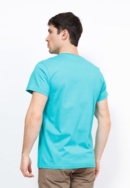 Футболка мужская короткий рукав GREG TS521 (ментол)  фото 7