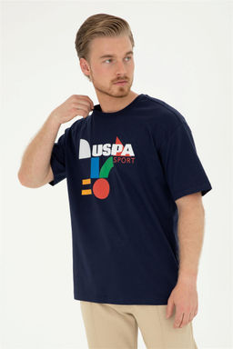 Мужская темно-синяя футболка Неожиданная скидка в корзине