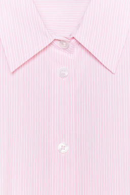 STRIPED POPLIN SHIRT - Zara фото 6