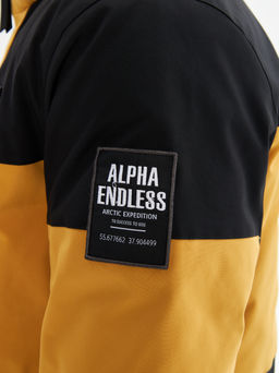 Мужская зимняя мебранная куртка Alpha Endless Cityscape 323/2620_18 Янтарный  фото 21