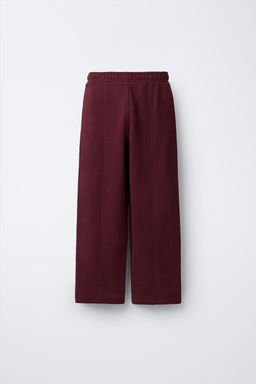 STRAIGHT-LEG PLUSH TROUSERS WITH SLOGAN - Zara фото 6
