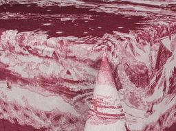 07с-21 ЯК Скатерть 150*100 "Русская зима" цв. бордо