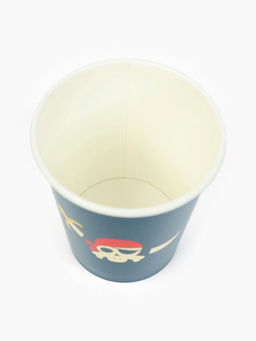 Цена за 10 шт. Стакан одноразовый бумажный «Пиратская вечеринка», 250 мл