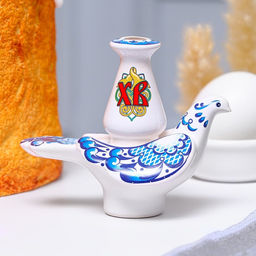 Подсвечник Голубь. Пасха,гжель 8 см - Simaland фото 4