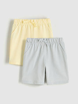 Beli Lastikli Basic Erkek ?ocuk ?ort 2li