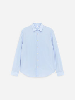 Camisa de lyocell y algod?n de corte regular