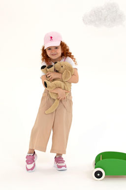 U. S. Polo Assn Брюки песочного цвета для девочек из парусины - U.s. polo assn фото 3