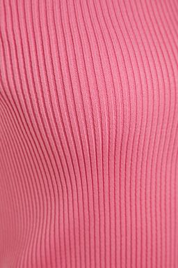 Trendyolmilla Pembe Tek Kol Fiyonk Detayl? Triko Bluz TPRSS22BZ0166 фото 8