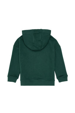 Erkek _ocuk Koyu Ye_il Kap__onlu Sweatshirt Sepette S_rpriz _ndirim - U.s. polo assn фото 2
