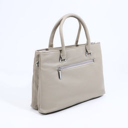 Сумка-тоут на молнии, 2 наружных кармана, цвет серый - Simaland фото 2