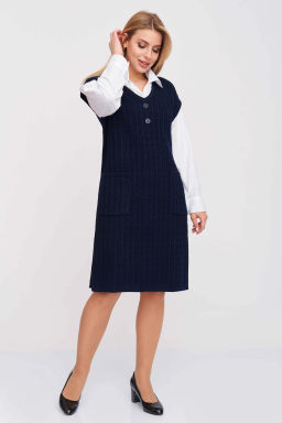 ЗЛАТА Платье 3-673/синий