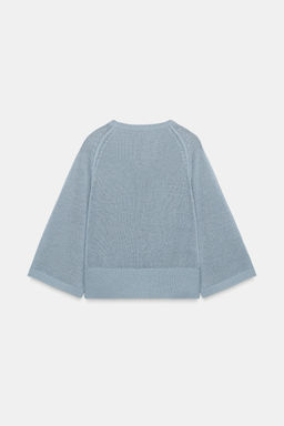 CHAQUETA R?STICA PUNTO / Gris azul - Zara фото 9