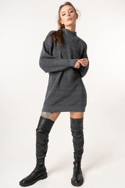 Платье-свитер короткое из шерсти - Fly фото 28