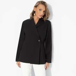 Жакет дизайнерский, Дерзкий силуэт (чёрный)