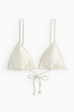 Top de bikini de tri?ngulo acolchado