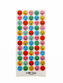 Цена за 3 шт. Наклейки детские оценки «Эмоции», 7×16 см, 10 листов
