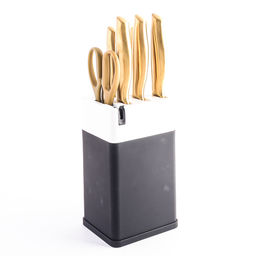 40611 Набор кухонных ножей нерж/ст + подставка пластик 7пр MB (х12)