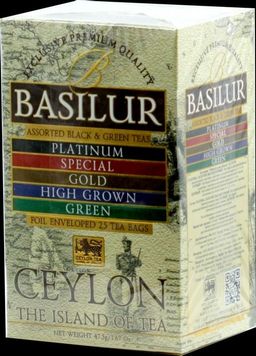 BASILUR. Чайный остров. Ассорти карт.пачка, 25 пак.