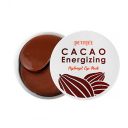 Petitfee Cacao Energizing Hydrogel Eye Mask 60ea - Тонизирующие гидрогелевые патчи с какао 60шт