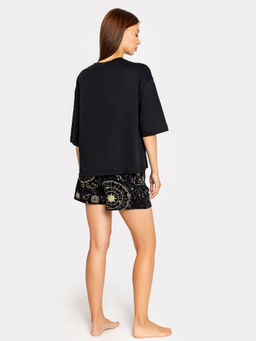 Комплект женский черный Телец из коллекции знаки зодиака черный +знаки зодиака на черном -Телец 592526 - Mark formelle фото 3