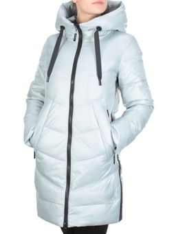 GWD202821 LIGHT GRAY Пальто зимнее облегченное ICEBEAR (150 гр. холлофайбер) - Fashion фото 3