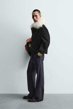 SHORT COMBINED COAT HARRY LAMBERT FOR ZARA X DISNEY  фото 4