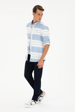 U. S. Polo Assn / Мужская рубашка Saks с длинным рукавом - U.s. polo assn фото 11