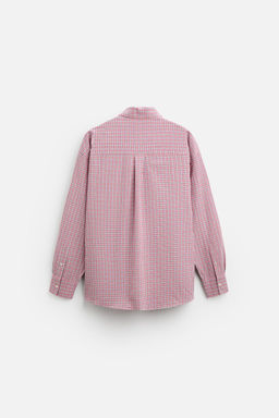 LIGHTWEIGHT CHECK SHIRT - Zara фото 7