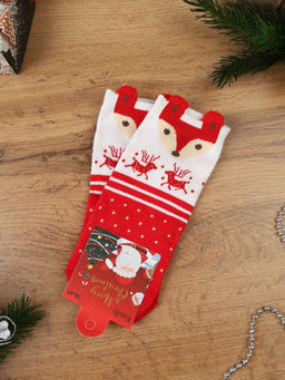 Носки р. 35-40 Новый год короткие / L819 / уп 10/1200/ ОДНА ПАРА/ МАРКА - Галеонтрейд фото 4