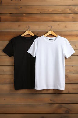 Черно-белая базовая приталенная футболка из 100 % хлопка с короткими рукавами (2 шт.) TMNSS19BO0075