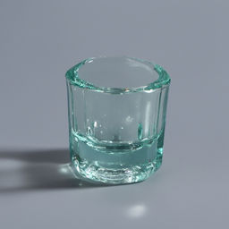 Цена за 2 шт. Стаканчик стеклянный для смешивания краски, 3×3 см, прозрачный