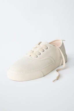BAMBA CORDONES CASUAL / Blanco - Zara фото 4