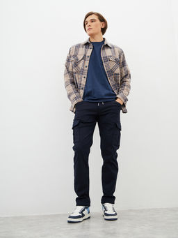 Мужские джинсы Карго утеплённые - Mossmore фото 35