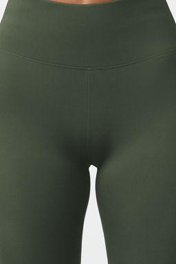 Haki Genis Bel Lastikli Ekstra Toparlay?c? Tam Boy Orme Spor Tayt TWOAW21TA0029