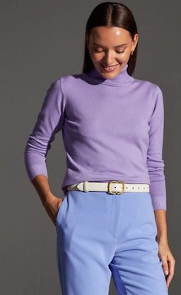 Водолазка F022-215-01 lilac