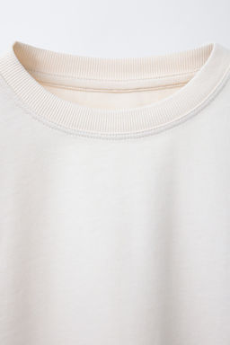 PLAIN HEAVY WEIGHT T-SHIRT - Zara фото 3