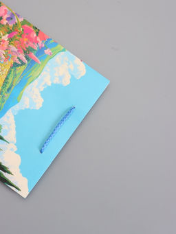 Пакет подарочный ламинированный «Поле цветов», 18×22.3×10 см