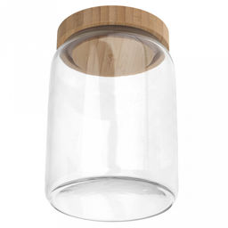 Банка стеклянная Вуди (Woody) 860мл, h13,8см, бамбуковая крышка, Pasabahce (Россия) - Домашняя мода фото 4