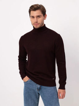 Джемпер мужской GREG G123-DA491 бордо/черный
