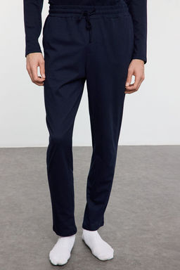 TRENDYOL MAN Lacivert Bask?l? Orme Couple/Cift Pijama Tak?m? TMNAW25PT00046 - Trendyolmilla фото 5