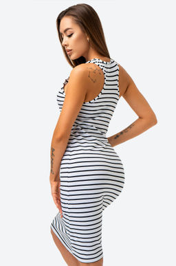 Женское платье-майка в полоску Happy Fox  фото 6