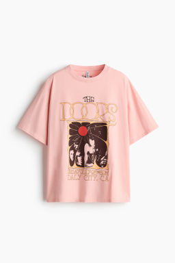 Camiseta oversize con motivo estampado - H&m фото 3